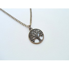 JewelryEveryday Bronze Tree of Life Pendant Necklace