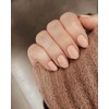 GLAMERMAID Press on Nails Oval,Nude Pink Medium False Nails with