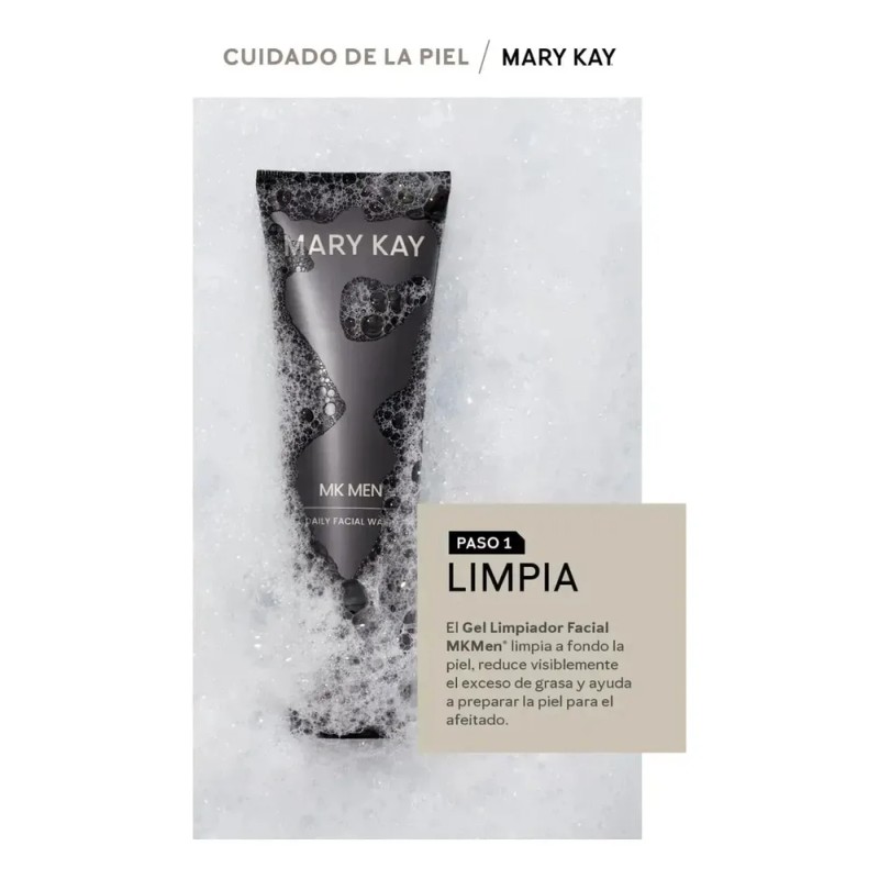 Gel Limpiador Facial Mk Men Mary Kay Todo Tipo De