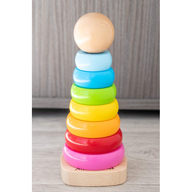 Max & Lea MXLA-RAINBO-0001 Stacking Toy
