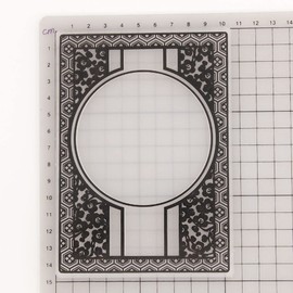 arriettycraft Vintage Flower Plastic Embossing Folders for Card Making, Scrapbooking or Paper Crafts