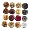 NOLITOY Ladies Fashion Curly Hair Extension Bun Wavy Synthetic Scrunchie