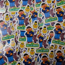 Sesame Mafia STICKER - Buffalo Bills Mafia Waterproof Josh Allen Football Zubaz