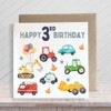 Second Ave 3rd Birthday Age 3 Children's Kids Baby Tractor