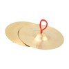 Crash Cymbal Brass Percussion Instrument Pair Teaching Tool Toy for