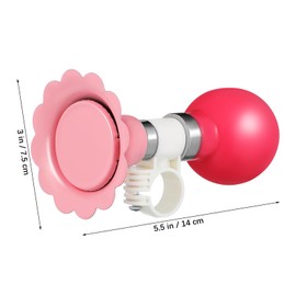 GANAZONO Bicycle Horn Cute Air Horn for Handlebar Loud Sound Easy Installation Durable Construction Cartoon Design for Bikes and Scooters