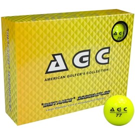 LEZAX AGC Golf Balls 1 Dozen (12 Pack) Yellow AGBA-3790