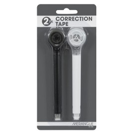 Merangue Pen Style Correction Tape, Colours May Vary, 2-Pack
