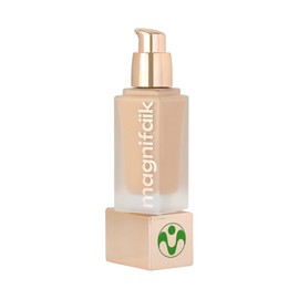 Magnifaik Just Perfect Lightweight Foundation - Liquid Foundation with Sheer to Medium Coverage - Vegan Foundation Makeup - 15 Very Fair - 1.01 oz