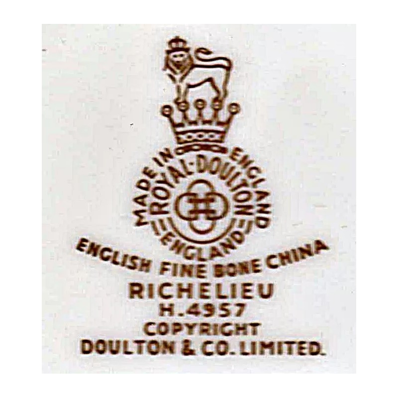 Royal Doulton Richelieu 5 Piece Place Setting, never been used