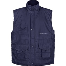 Fortress Mens Body Warmers Windproof Quilted Winter Warm Bodywarmer Big Sizes 2XL 3XL 4XL 4XL 6XL King Size Large Sizes Navy