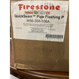 Firestone Rubbergard Eco White QuickSeam  Pipe Flashing / Pipe Boot