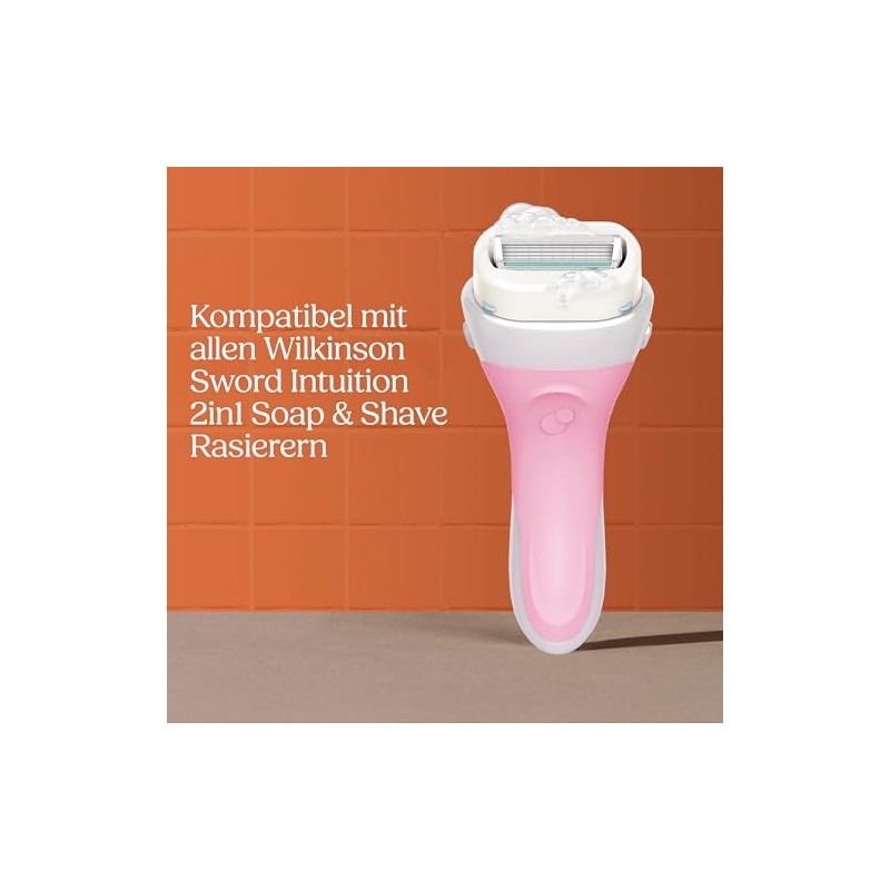 Wilkinson Sword Intuition 2-in-1 Soap and Shave Nourishing Women's Razor,