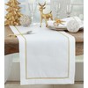 Embroidered Border Table Runner