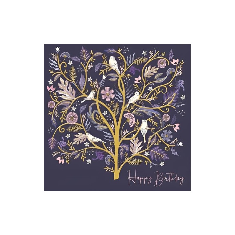 Birthday Card - 'Song Tree' - National Trust Harmony Range