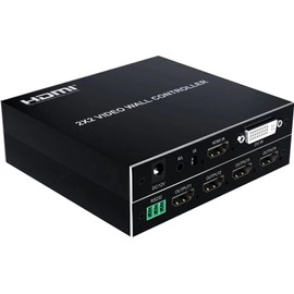 2x2TV Wall Controller Bezel Adjustment 180° Flip 1x22x2 Loop Switch 1x33x11x44x1 Screen Stitching Processing Service Splicer