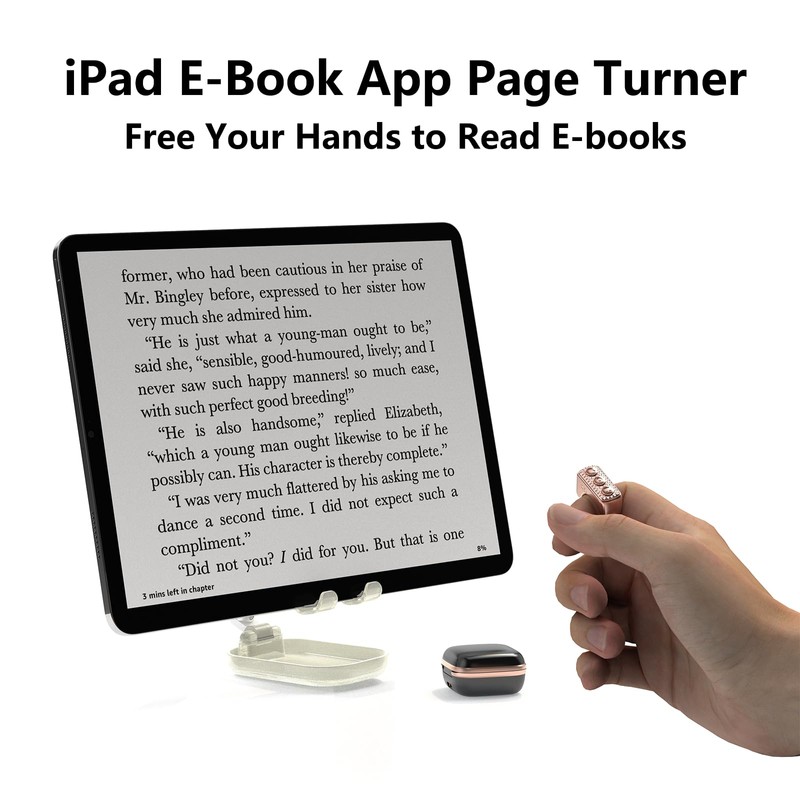 Scrolling Ring Bluetooth Remote Ring Fingertip Video Controller Page Turner