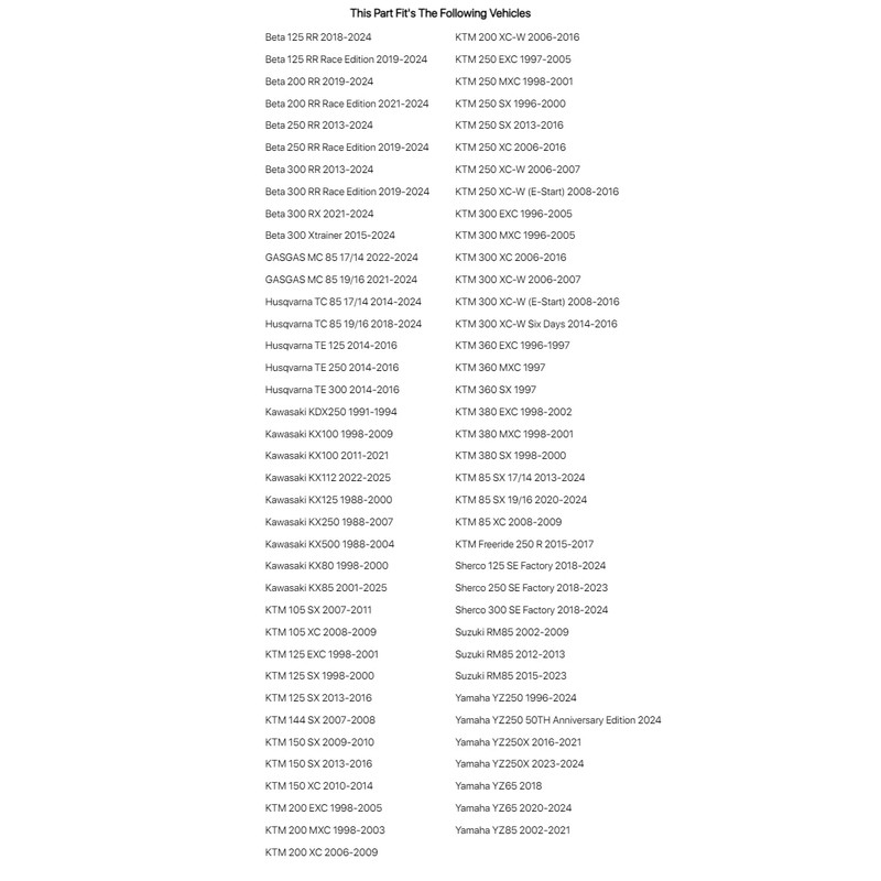 TUSK Idle Adjustment Screw Blue for Yamaha YZ65 2018,2020-2022