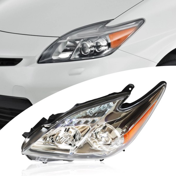 Unbranded Halogen Headlight Assembly LH Driver Side For 2010 2011