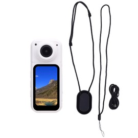 2.7K Mini Body Camera, Thumb Size Wearable Action Recording Body Cam 1.47in Screen APP Preview 180° Rotating Lens Sports Camera for Travel Fishing Pet Walking Outdoor