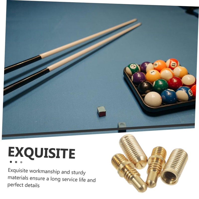 KONTONTY Billiard Stick Replacement Parts Pool Extension Screws Joints Kit