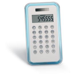 PromotionGift 8 digit calculator - transparent blue