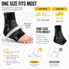 CAMBIVO 2 Pack Ankle Support Brace, Plantar Fasciitis Support