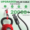 Oududianzi Solar Extension Cable 50Ft, Solar Wire 10AWG, 10 Gauge