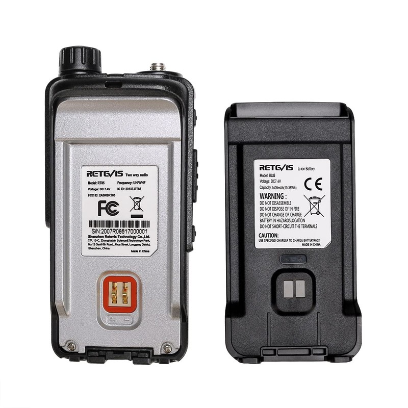 Retevis RT85 Ham Radios Long Range,High Power Walkie Talkies,Dual Band