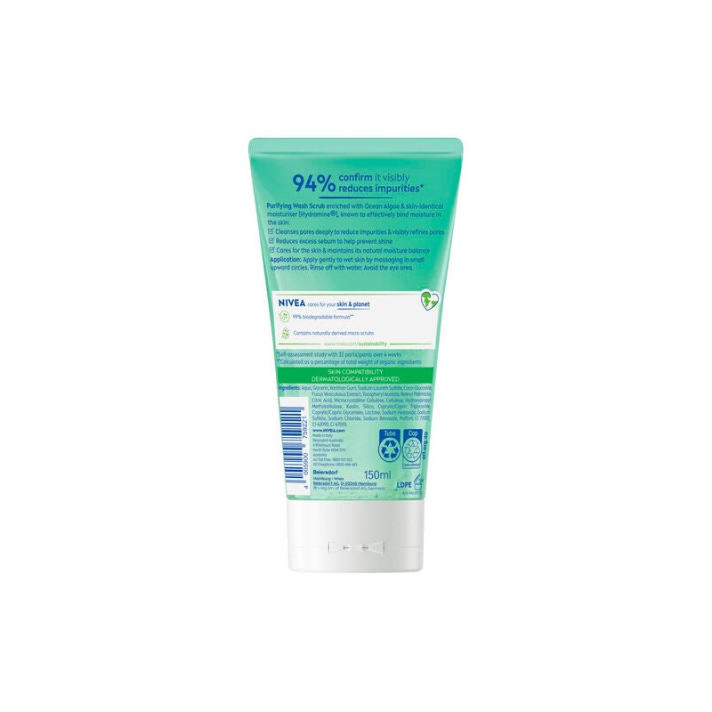 Nivea Visage 2 In 1 Wash And Scrub Daily Essentials