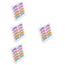 Baluue 4sets Individual Natural False Eyelashes for Women Makeup Tools False Lashes 5pairs*4