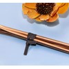 ONLYKXY 100 Black Kraft Paper Twist Ties (15cm/5.9inch)