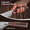 Sunnecko Kitchen Knife Set 3 Piece Chef Knife Set Professional