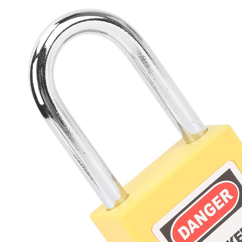 38mm Lockout Lock,Insulation Safety Engineering Loto Padlock for Machinery Manufacturing