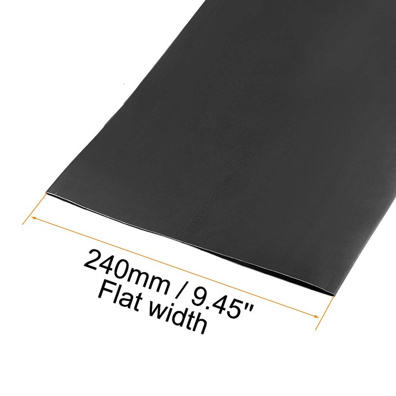 uxcell Heat Shrink Tubing, 6"(150mm) Dia 240mm Flat Width 2:1