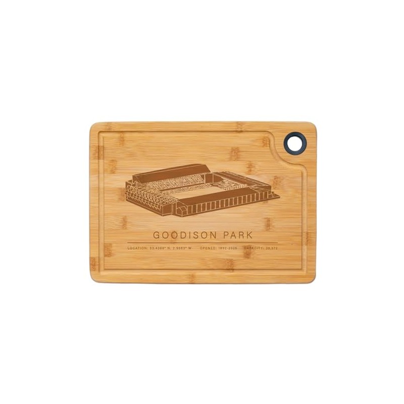 Goodison Park Engraved Bamboo Chopping Board – A Tribute to