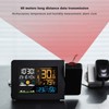Indoor Outdoor Thermometer 60m Transmission Clock Projection Function Temperature Prediction