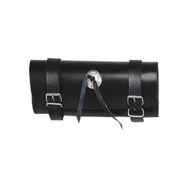 PVC Motorcycle Tool Bag With Concho-12-Inch-Black