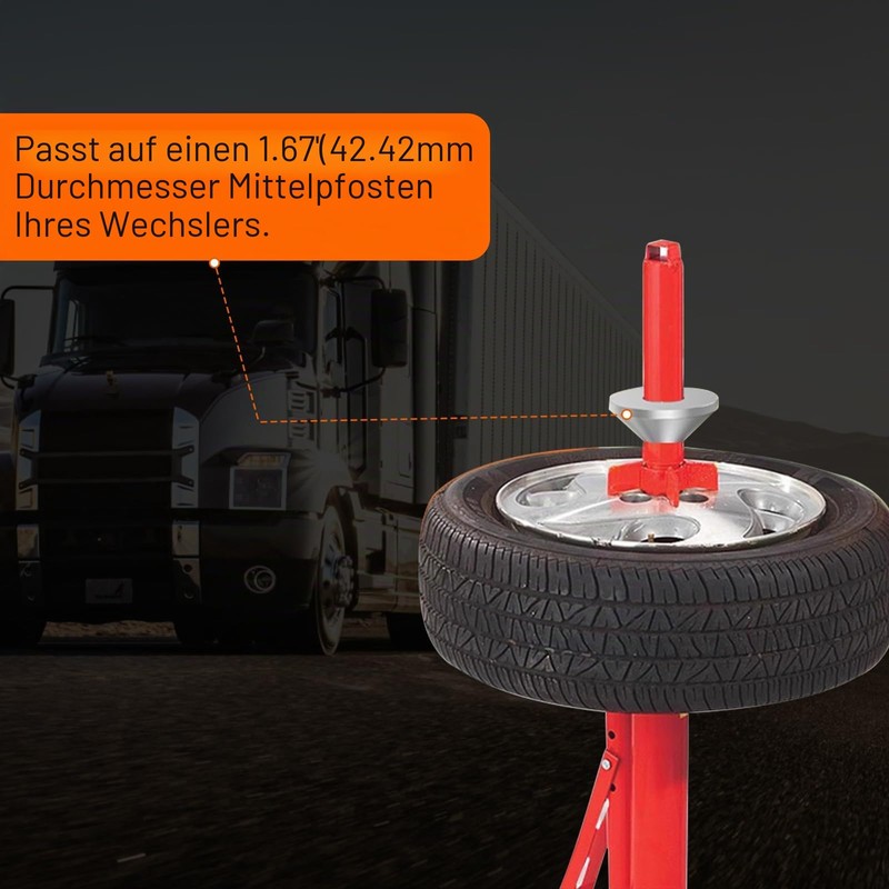 TKSE Manual Tyre Mount Centring Cone, Wheel Balancing Cone for