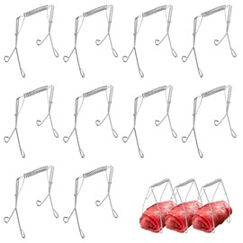 Roulade Clips Stainless Steel Meat Rolls Tensioning Pack of 10
