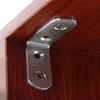 Meiyea 10PCS L Bracket, Corner Bracket with Screws, Right Angle,