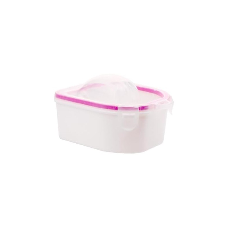 Recipiente Plástico de Remojar para Resistente Uñas Agua Duro Manicura
