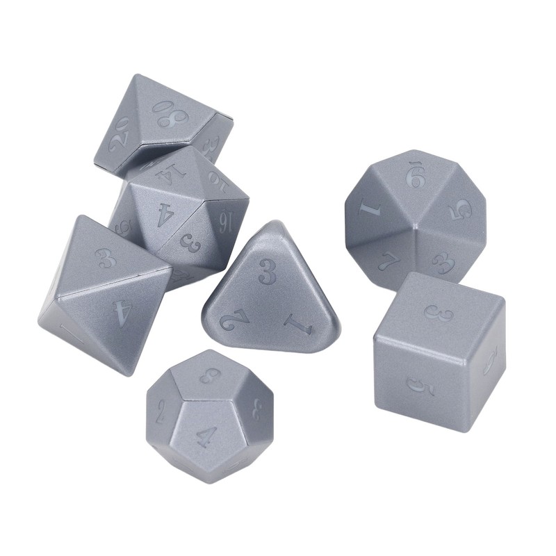7 Pcs LED Dice Set Red Blue Yellow Green Glowing