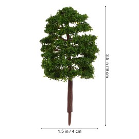 WINOMO 20pcs Model Trees Miniature Landscape Trees Scenery Train Railways Trees Scale 1:100