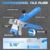 Saker Tile Leveling System 1/16 Inch with Tile Plier, 500pcs