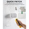 Voomey 3 Pcs 4 Inch Drywall Compound Roller Cover with