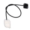 Saxophone Neck Cleaning Brush 50cm Bendable Metal Cotton Thread and