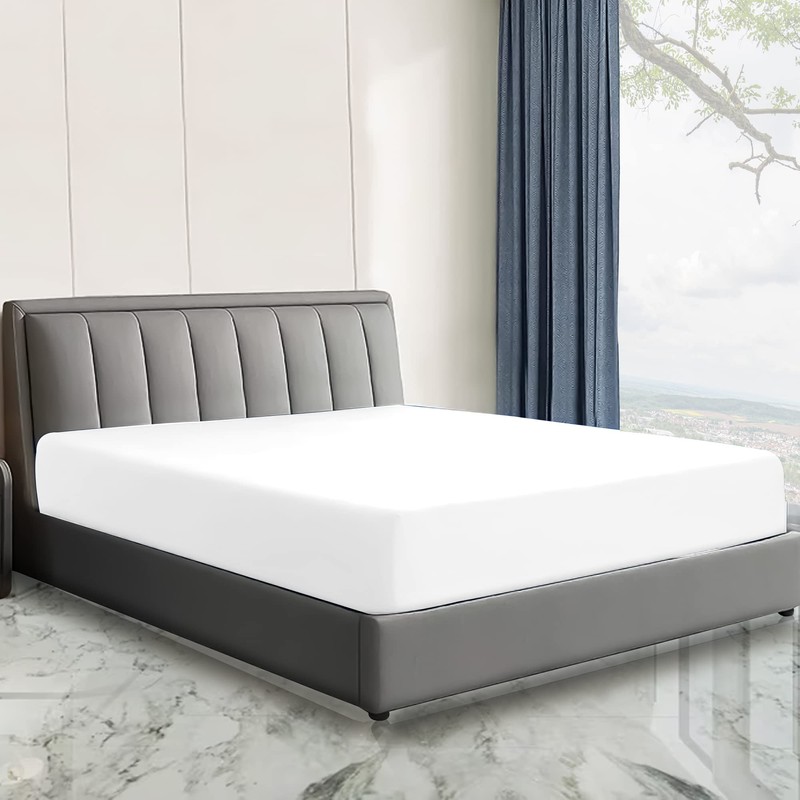 Sunshine Comforts Microfiber Fitted Sheets Super King Size Breathable, Anti