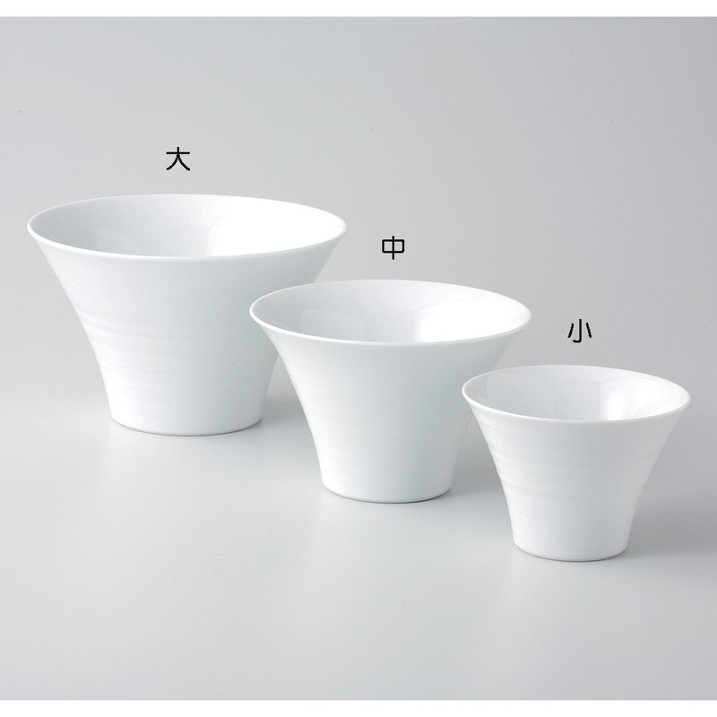 Hama Pottery White Ireko Bowl (Medium) 48-14