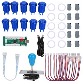 CY-822C DIY Arcade Game  Buttons Joystick Rocker Controller Kit Without Light for Rapsberry Pi/PC